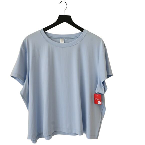Spanx Oxford Butter Short Sleeve Tee Size 3X 50648R - Picture 1 of 5